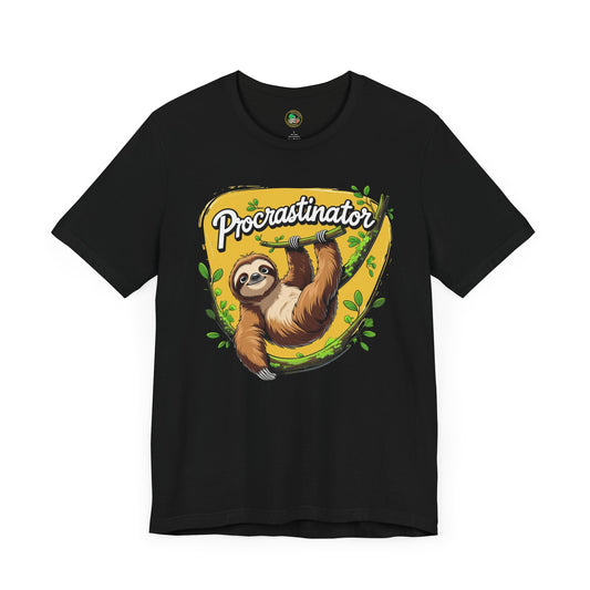 Camiseta del perezoso procrastinador