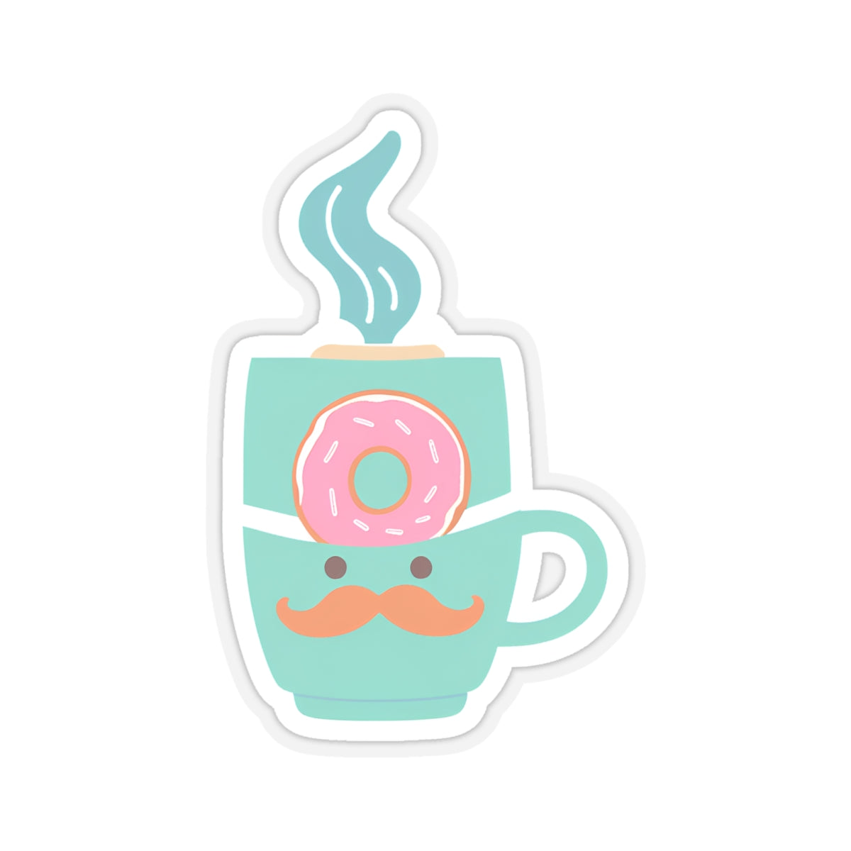 Mr Donut Kiss-Cut Stickers