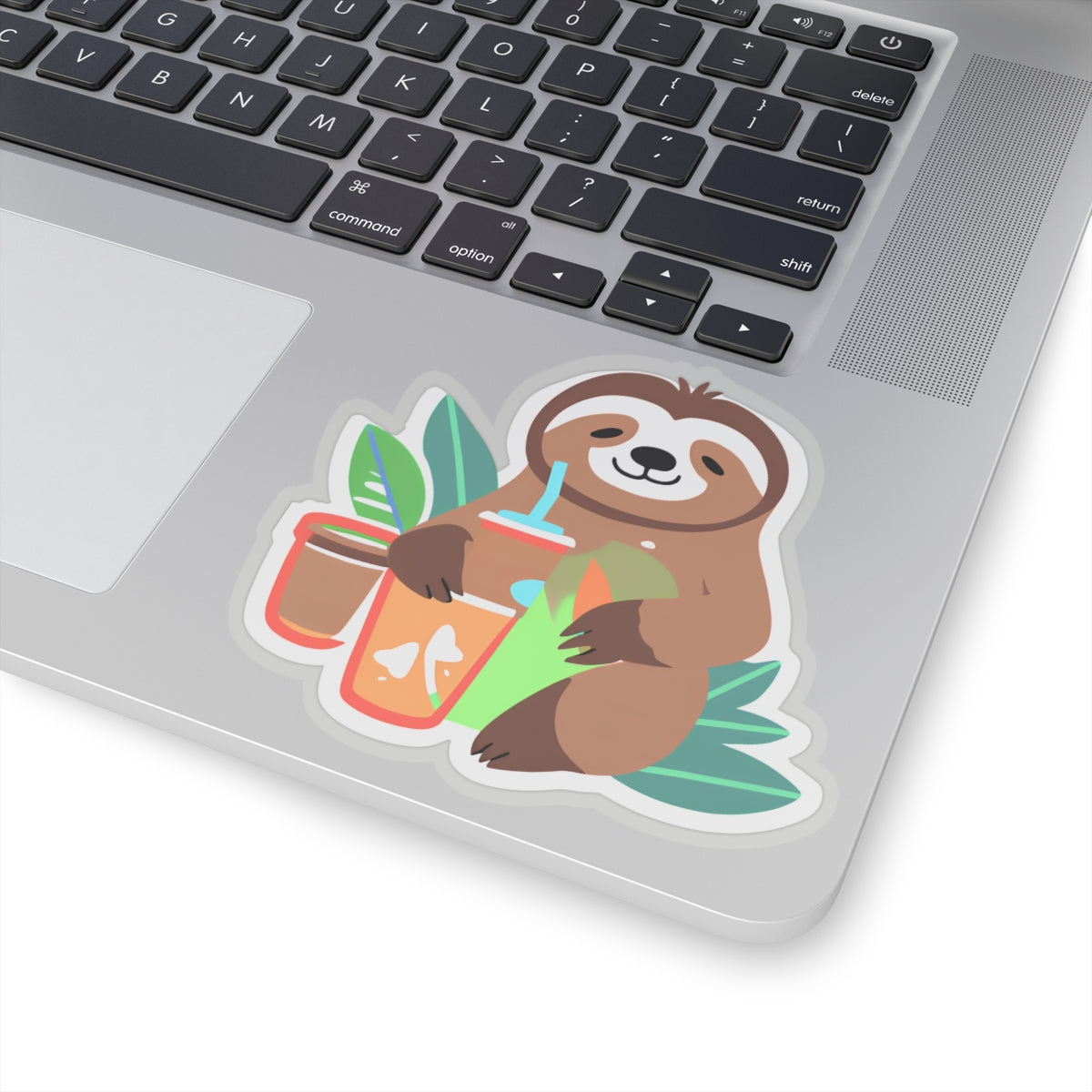 Cute Sloth Kiss-Cut Sticker