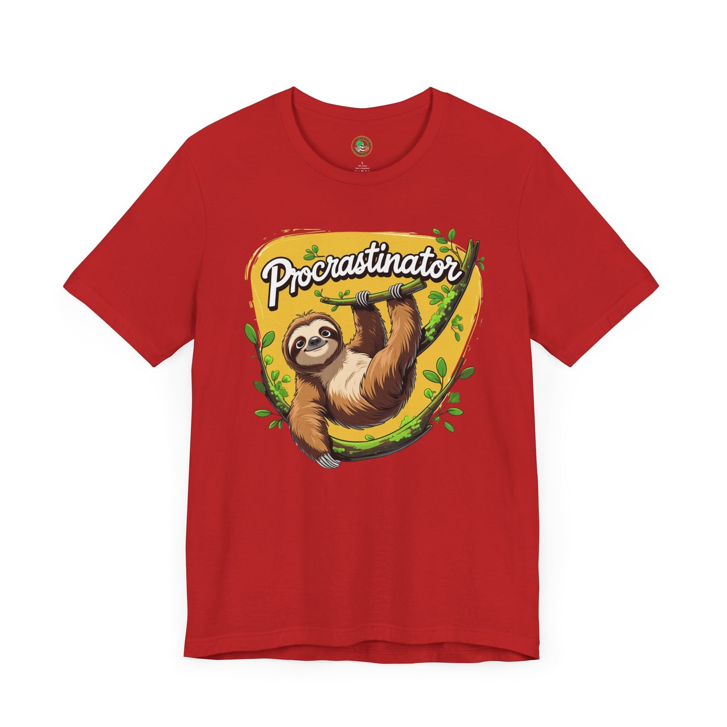 Camiseta del perezoso procrastinador