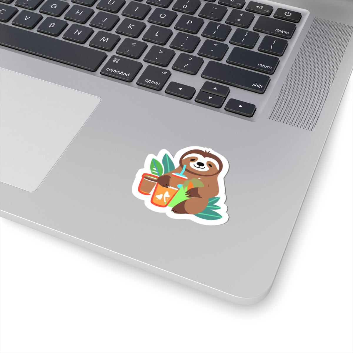 Cute Sloth Kiss-Cut Sticker