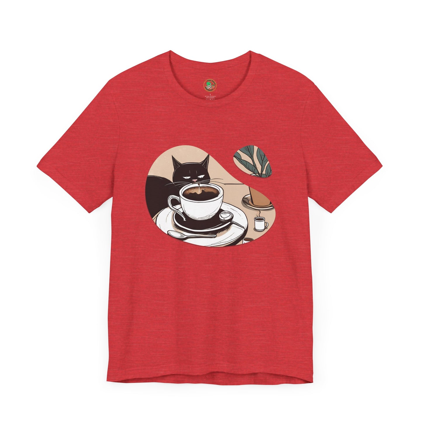 Curious Cat & Coffee Tee