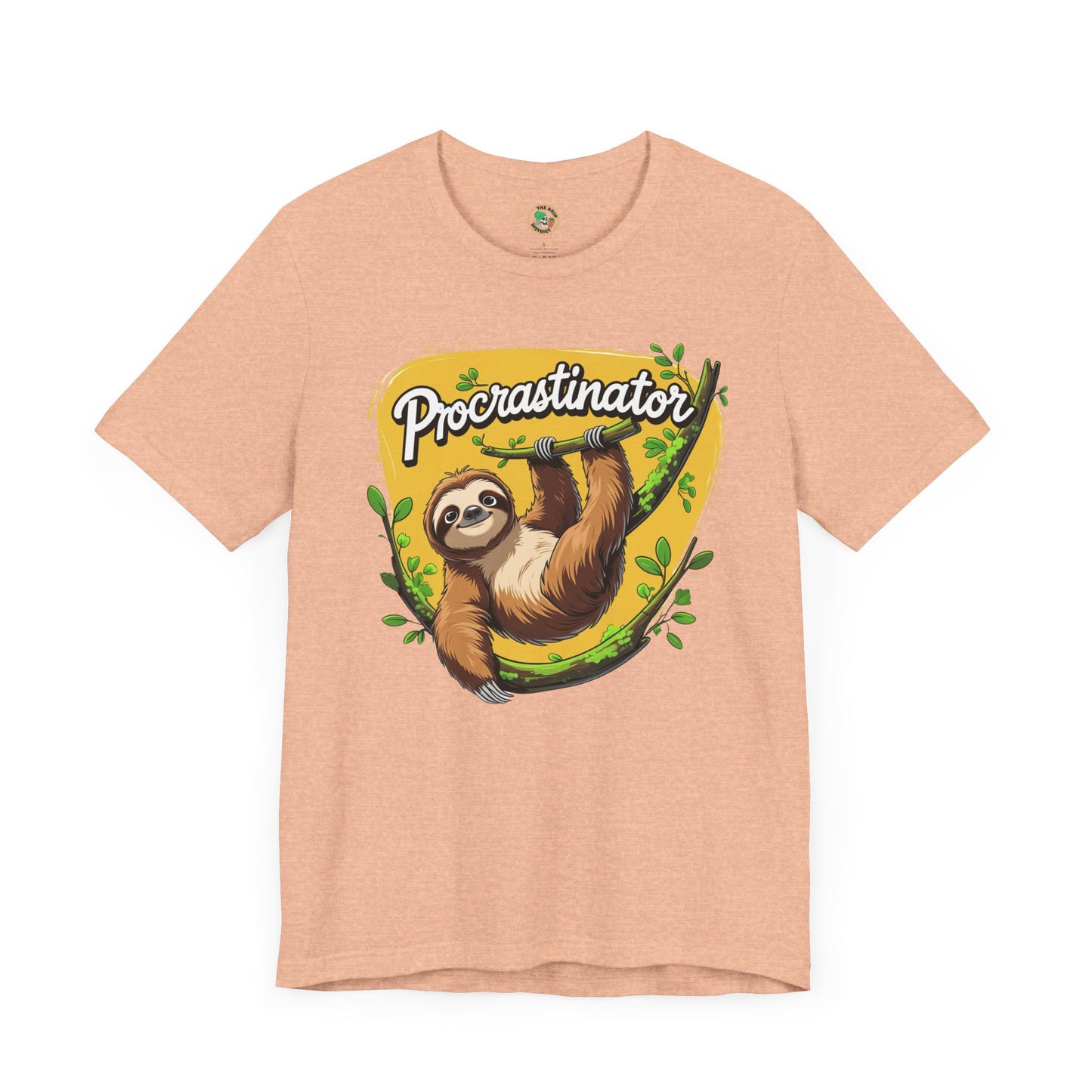 Camiseta del perezoso procrastinador