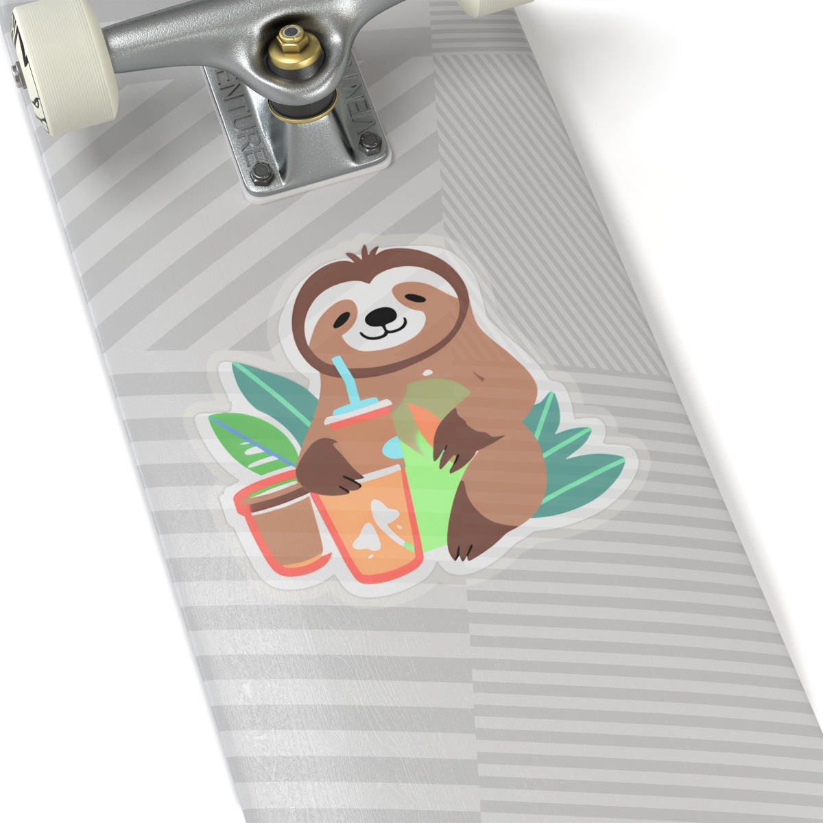 Cute Sloth Kiss-Cut Sticker