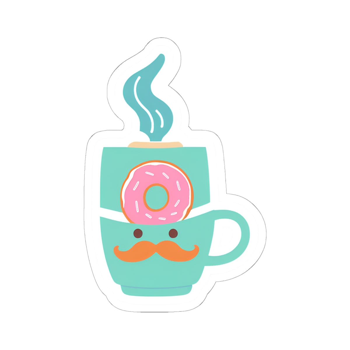 Mr Donut Kiss-Cut Stickers