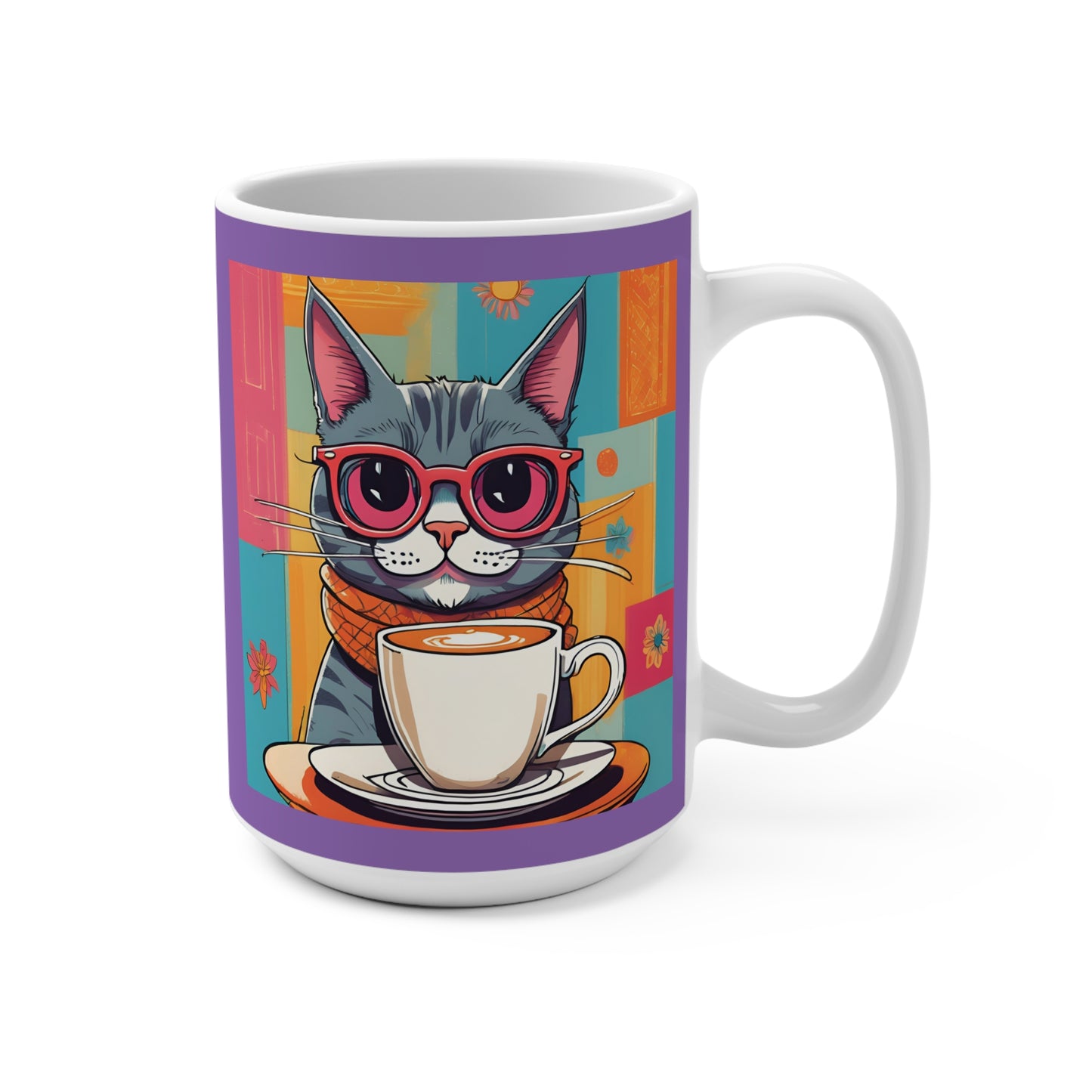 Taza con forma de gato