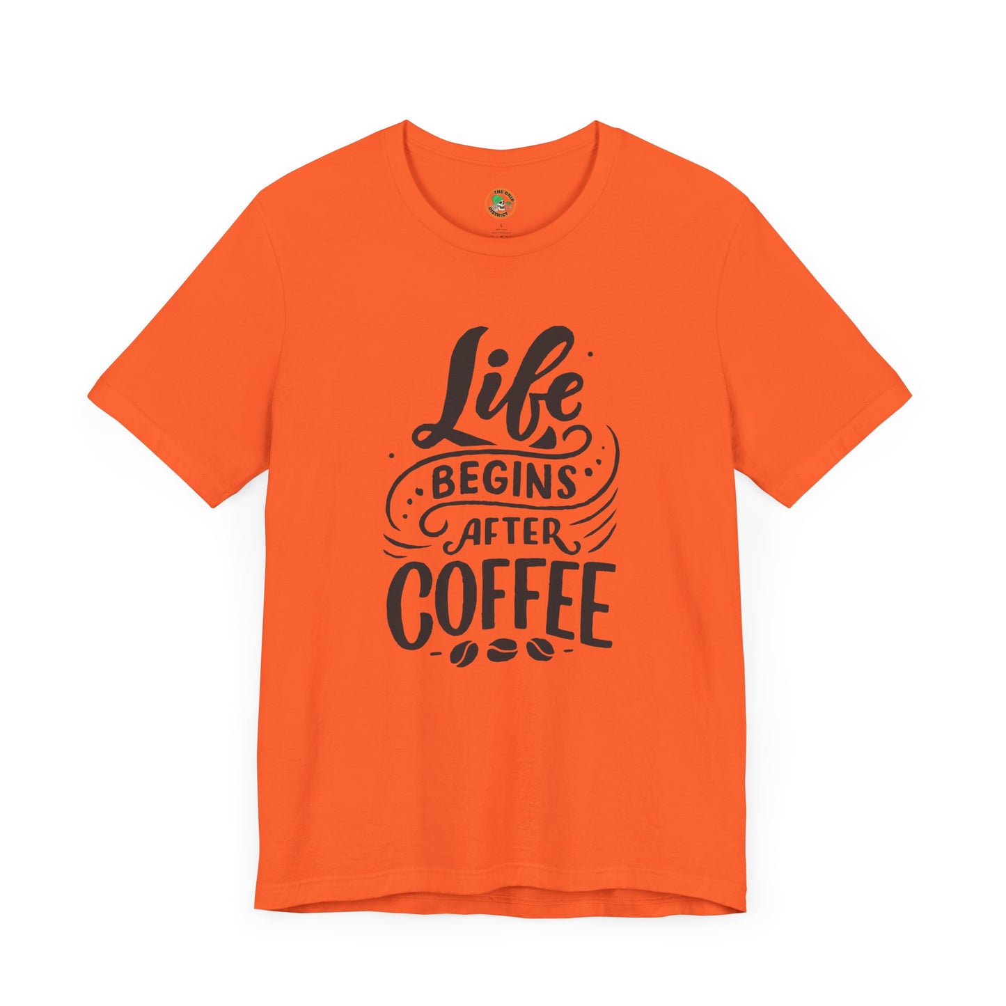 Life Begins with Coffee Tee (Light Colors)