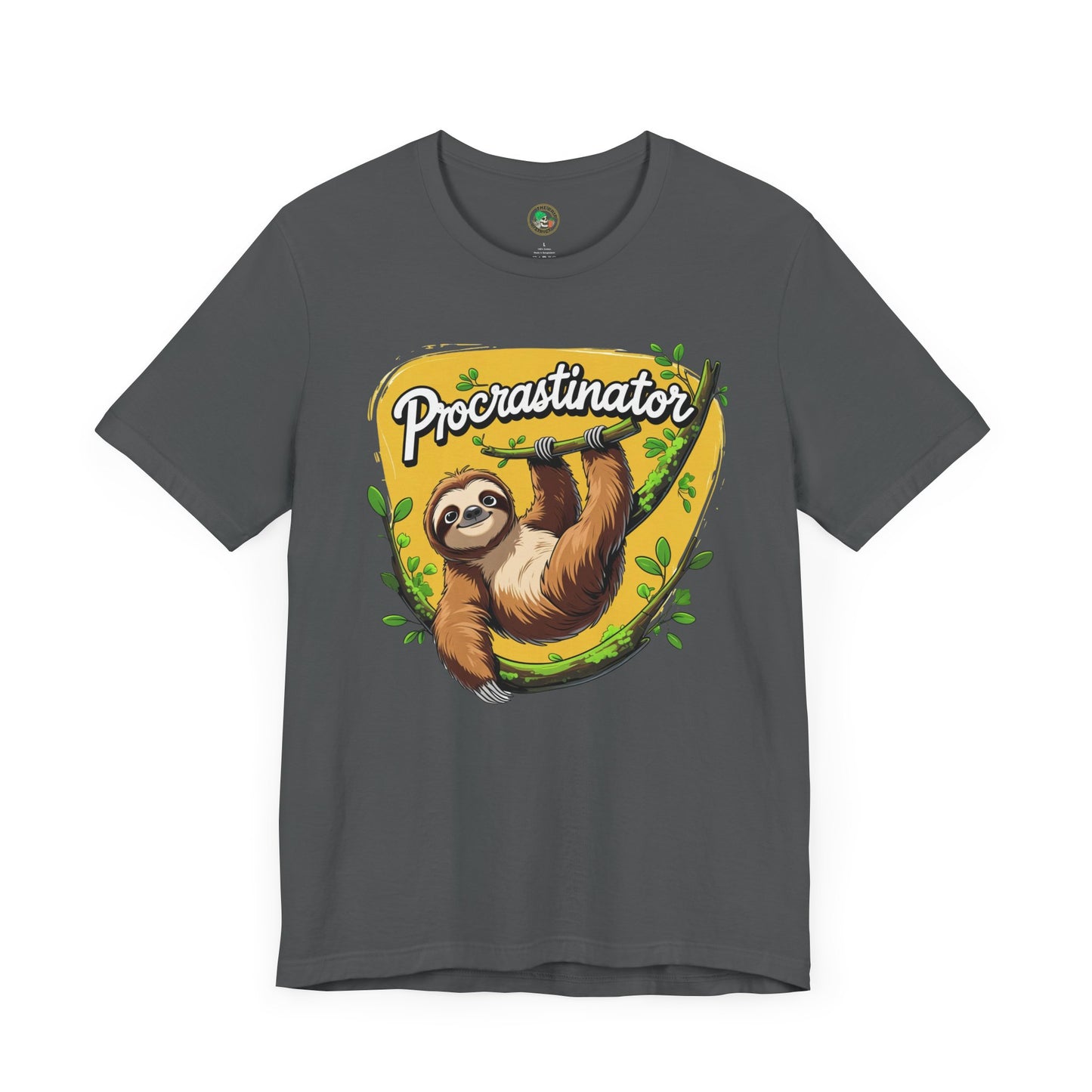 Camiseta del perezoso procrastinador