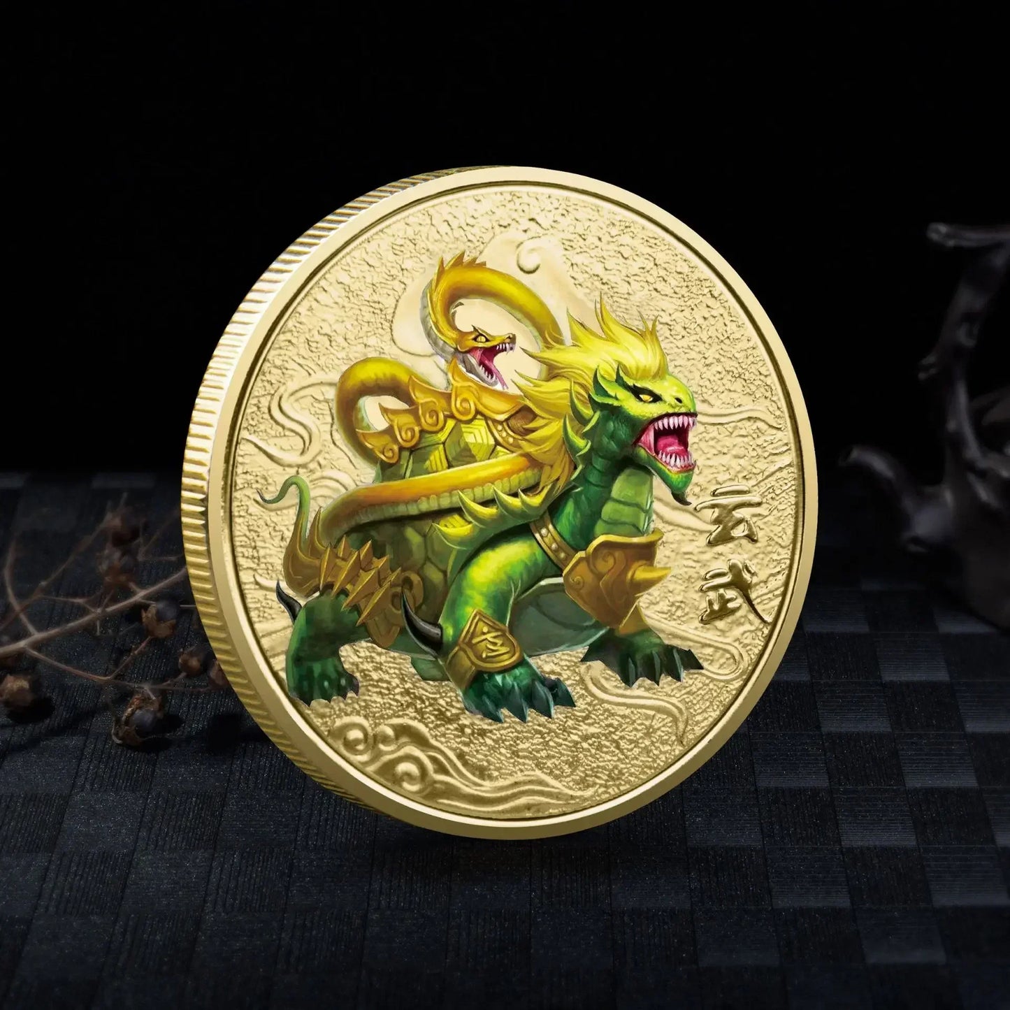 Mythical Guardians Collection: Celestial Dragon, Tiger, Phoenix & Zodiac Harmony Tai Chi Commemorative Coins | Symbols of Fortune & Power